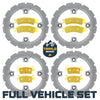 Kawasaki KRX/KRX4 1000 2020-2026 Ridge Rider Rotor and Brake Pad Kit