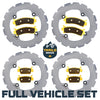 Honda Talon 1000R/1000X/1000X-4 2019-2026 Ridge Rider Rotor and Pad Kit