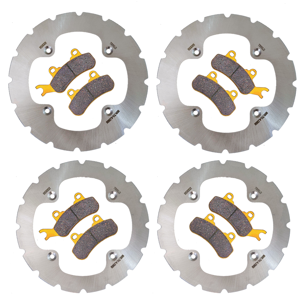 Can-Am Defender MAX 6-Seater/PRO/6x6 HD10/HD9/HD8/HD7 2016-2026 Ridge Rider Rotor and Pad Kit