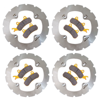 Can-Am Defender MAX 6-Seater/PRO/6x6 HD10/HD9/HD8/HD7 2016-2026 Ridge Rider Rotor and Pad Kit