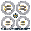 Honda Talon 1000R/1000X/1000X-4 2019-2026 Ridge Rider Rotor and Pad Kit