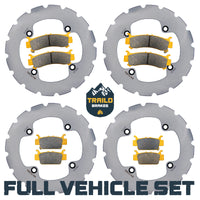 Honda Talon 1000R/1000X/1000X-4 2019-2026 Ridge Rider Rotor and Pad Kit