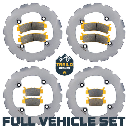 Honda Talon 1000R/1000X/1000X-4 2019-2026 Ridge Rider Rotor and Pad Kit