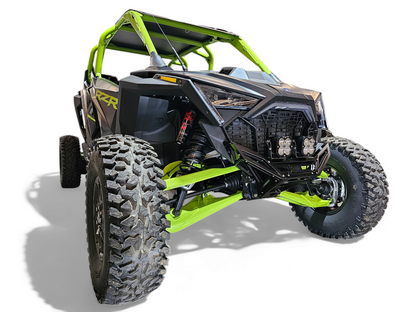 2022-2025 Polaris RZR Pro R, Pro S, Turbo R Machined Billet Front Winch Bumper (Black Anodize)