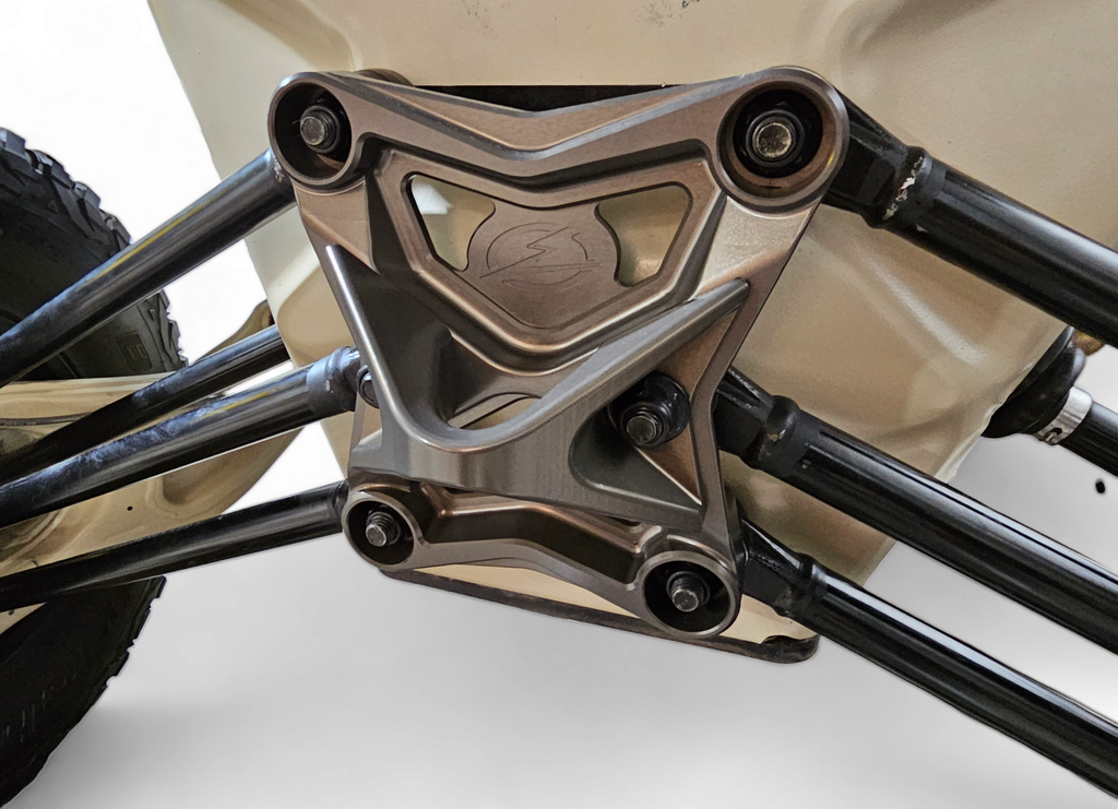 2017-2021 Can Am X3 Maverick EOD Radius Rod Plate with Tow Hook Gun Metal RRP210013