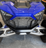 Polaris Pro R Front Bumper Powder Black Close Up View by AJK Offroad   
