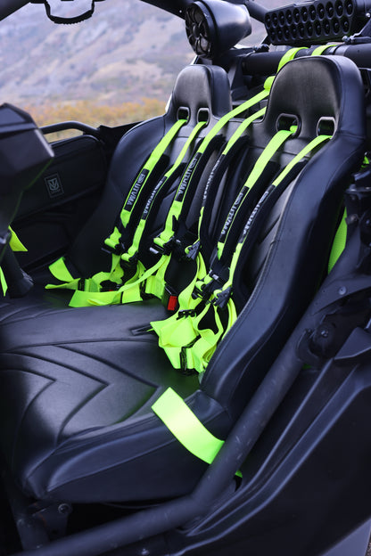 Maverick X3 Rear Bench Seat W Harnesses (2017-2026)