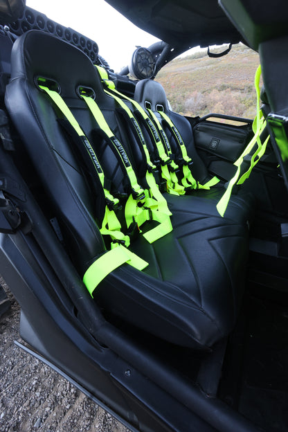 Maverick X3 Rear Bench Seat W Harnesses (2017-2026)