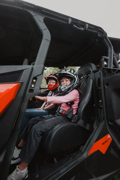 Maverick Sport Max Rear Bench with Harnesses (2019-2025)