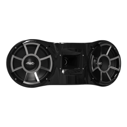 REV 410 Black V2 | Wet Sounds Revolution Series Dual 10" Black Tower Speaker