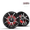 REVO 6 XS-B-SS V3 | REVO Series 6.5-inch High-Output Component Style Coaxial Speakers w/ XS-Black-Stainless Steel RGB Grilles