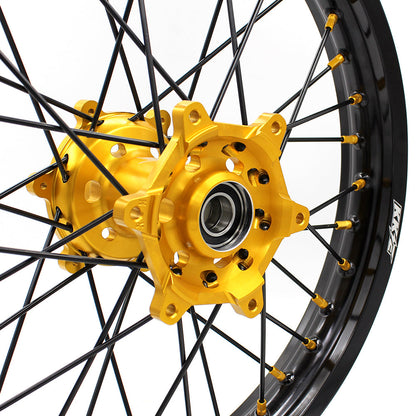 KKE 21 & 19 MX Wheels For SUZUKI RM125 2001-2007 RM250 2008 Off Road Rim Set
