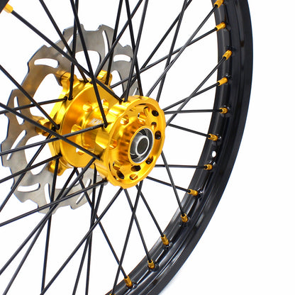 KKE 21 & 19 MX Wheels For SUZUKI RM125 2001-2007 RM250 2008 Off Road Rim Set