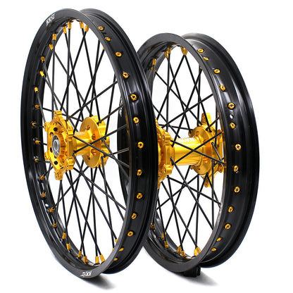 KKE 21 & 19 MX Wheels For SUZUKI RM125 2001-2007 RM250 2008 Off Road Rim Set