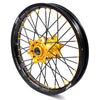 KKE 21/18 Enduro Off Road Wheels For SUZUKI DRZ400SM 2005-2024 Gold Nipples