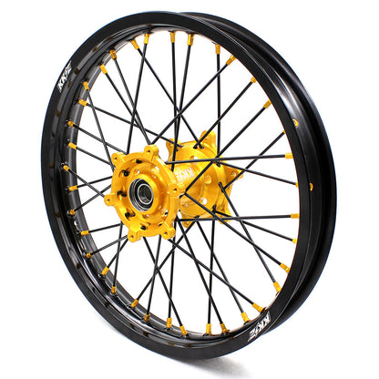 KKE 21/18 Enduro Off Road Wheels For SUZUKI DRZ400SM 2005-2024 Gold Nipples
