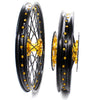 KKE 21 & 18 Enduro Wheels For SUZUKI RM125 RM250 1996-2000 Gold Black