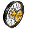 KKE 21 & 18 Enduro Wheels For SUZUKI RM125 RM250 1996-2000 Gold Black