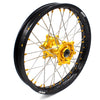 KKE 21 & 19 MX Dirt Bikes Rims For SUZUKI RM125 RM250 1996-2000 Gold Nipples
