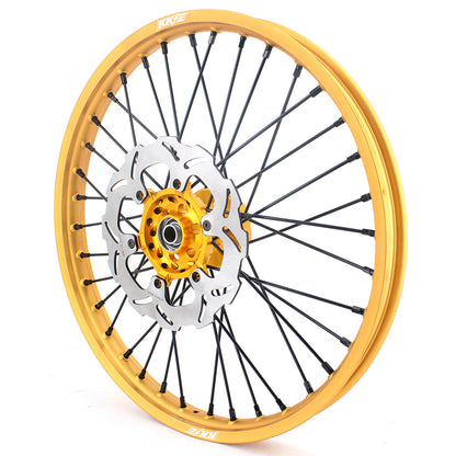 KKE 21 & 19 Gold Rims For Suzuki RM125 2001-2007 RM250 2001-2008 Off Road Wheels