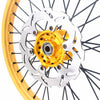 KKE 21 & 19 MX Gold Wheels for Suzuki RM125 RM250 1996-2000 Black Spoke