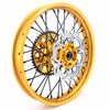 KKE 21 & 19 Gold Rims For Suzuki RM125 2001-2007 RM250 2001-2008 Off Road Wheels