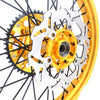 KKE 21 & 19 Gold Rims For Suzuki RM125 2001-2007 RM250 2001-2008 Off Road Wheels
