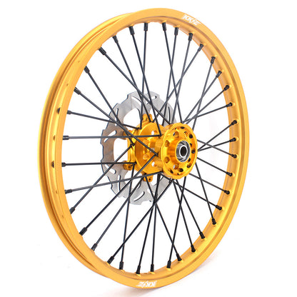 KKE 21 & 19 Gold Rims For Suzuki RM125 2001-2007 RM250 2001-2008 Off Road Wheels