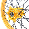 KKE 21 & 19 MX Gold Wheels for Suzuki RM125 RM250 1996-2000 Black Spoke