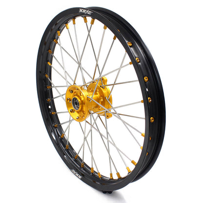 KKE 17/14 RM80 1993-2001 RM85 2002-2025 For SUZUKI Kid's Small Wheels Rims Gold Nipples