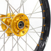 KKE 17/14 RM80 1993-2001 RM85 2002-2025 For SUZUKI Kid's Small Wheels Rims Gold Nipples