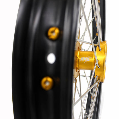 KKE 17/14 RM80 1993-2001 RM85 2002-2025 For SUZUKI Kid's Small Wheels Rims Gold Nipples
