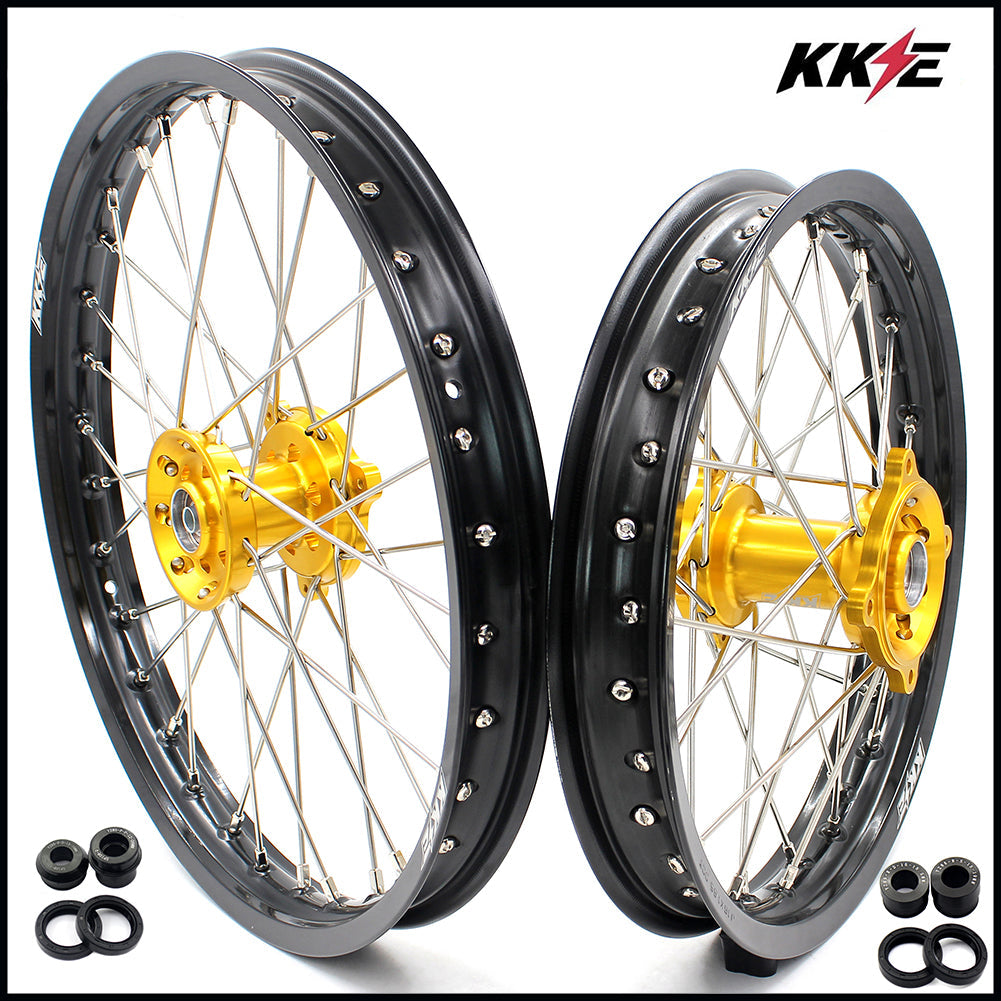 KKE 19 & 16 RM80 RM85 1993-2025 Kids Wheels for Suzuki Gold Hub