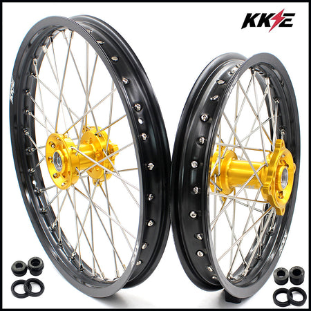 KKE 19 & 16 RM80 RM85 1993-2025 Kids Wheels for Suzuki Gold Hub