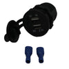 Socket sized Dual Port USB 3.1Amp with Blue LED