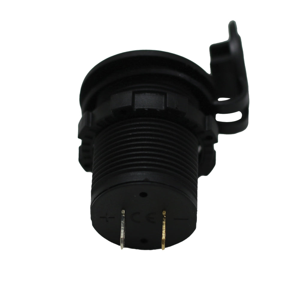 Socket sized Dual Port USB 3.1Amp with Blue LED