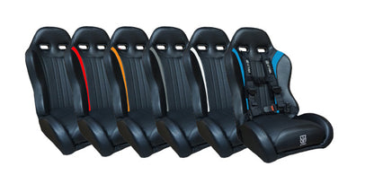 RZR 900 Rear Bench Seat & Pair of Front Bucket Seats Set (2015-2024)