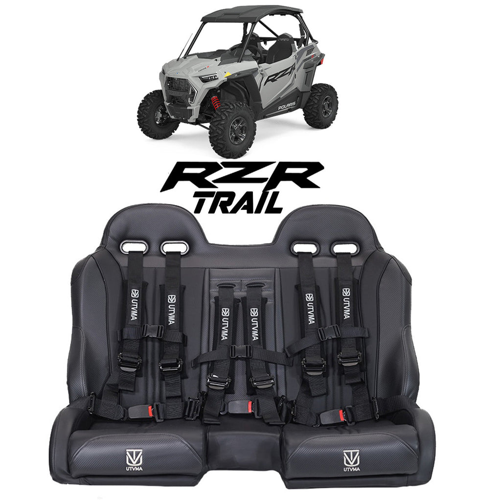 RZR 900/1000 Trail Front Bench Seat with Harnesses (2015-2026)