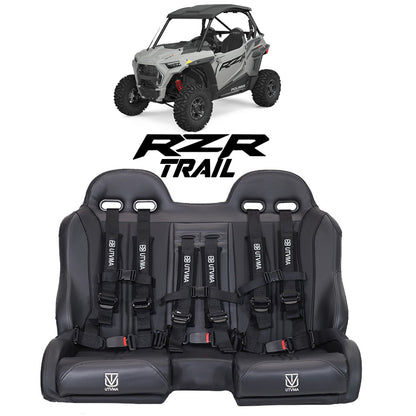 RZR 900/1000 Trail Front Bench Seat with Harnesses (2015-2026)