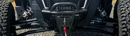 RZR Turbo S Front Winch Sport Bumper Thumper Fab TF020503