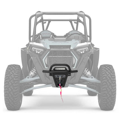 RZR Turbo S Front Winch Sport Bumper Thumper Fab TF020503
