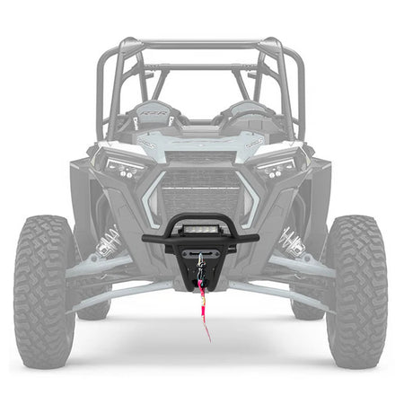 RZR Turbo S Front Winch Sport Bumper Thumper Fab TF020503