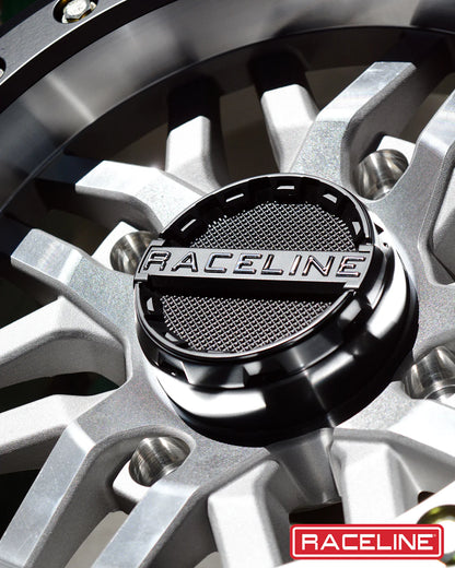 Raceline Ryno Beadlock Wheels + System 3 XTR370 Tires (Mounted Kit) – Machined | Fits UTVs with 4x137 Bolt Pattern