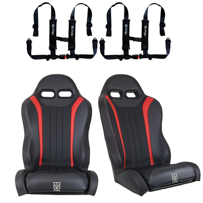 "Weekender" Series Pair of Front Suspension Bucket Seats Commander (2021-2025)