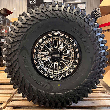 Metal FX Slayer R 15x8 beadlock mounted on Journey Rock Poison tires | 5/4.5 set of (4) Xpedition Ranger 1500 Pro R U10 Pro