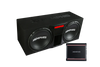 Dual SR 12" Ported Enc w/500w Amp