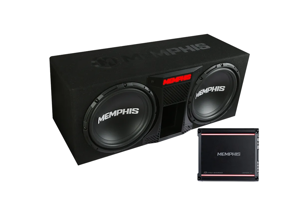 Dual SR 12" Ported Enc w/500w Amp