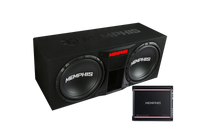 Dual SR 12" Ported Enc w/500w Amp