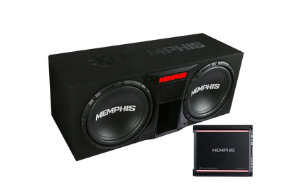 Dual SR 12" Ported Enc w/500w Amp