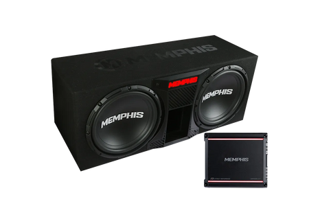 Dual SR 12" Ported Enc w/500w Amp